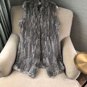 Genuine rabbit fur vest by Love Token